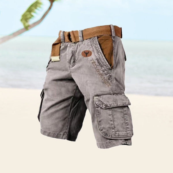 Vielseitige Cargo‑Shorts für Herren Iman (CH) – atmungsaktiv, 4‑Taschen & Outdoor‑Allrounder