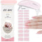 Gel-Nagelsticker-Set mit UV-Lampe