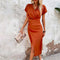 Bo | Schickes Midikleid mit V-Ausschnitt