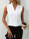 Vanessa - Ärmelloses Tank Top Weiß