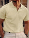 Polo casual de manga corta para hombre