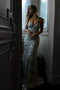 Abendkleid mit Paillettenapplikationen | Eleganz & Glamour | Eng anliegende Passform