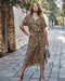 Elegantes Kleid mit Leopardenmuster