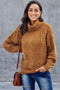 Patricia | Stilvoller Rollkragenpullover für Damen mit grobem Zopfmuster