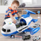 Großes Flugzeug-Spielset mit Baufahrzeugen