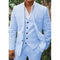 Herrenanzug aus natürliche Textur: Blazer, Weste und Hose