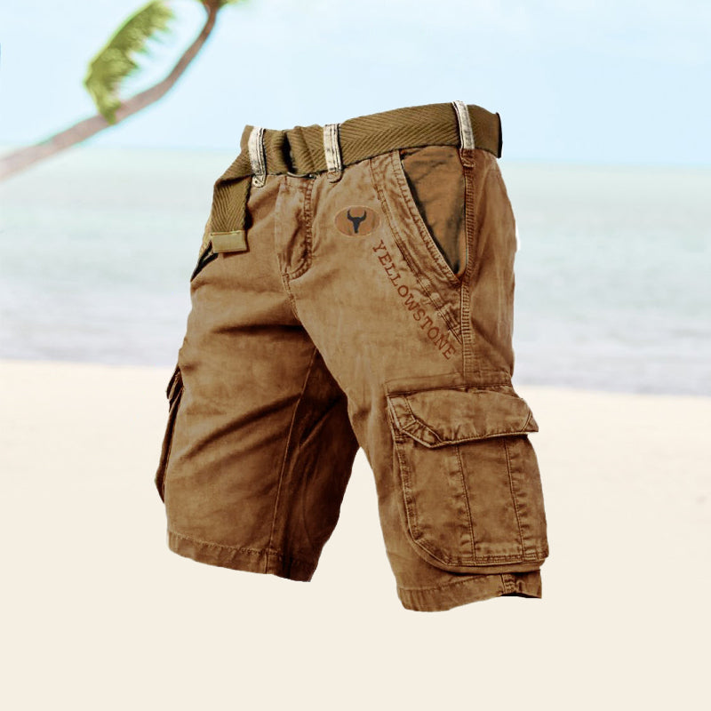 Vielseitige Cargo‑Shorts für Herren Iman (CH) – atmungsaktiv, 4‑Taschen & Outdoor‑Allrounder