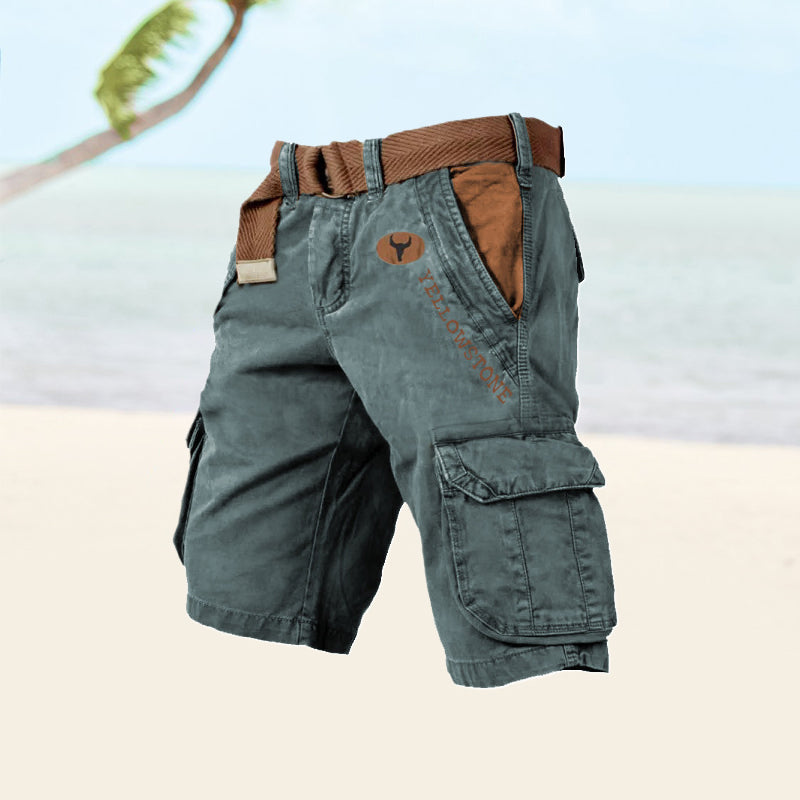 Vielseitige Cargo‑Shorts für Herren Iman (CH) – atmungsaktiv, 4‑Taschen & Outdoor‑Allrounder