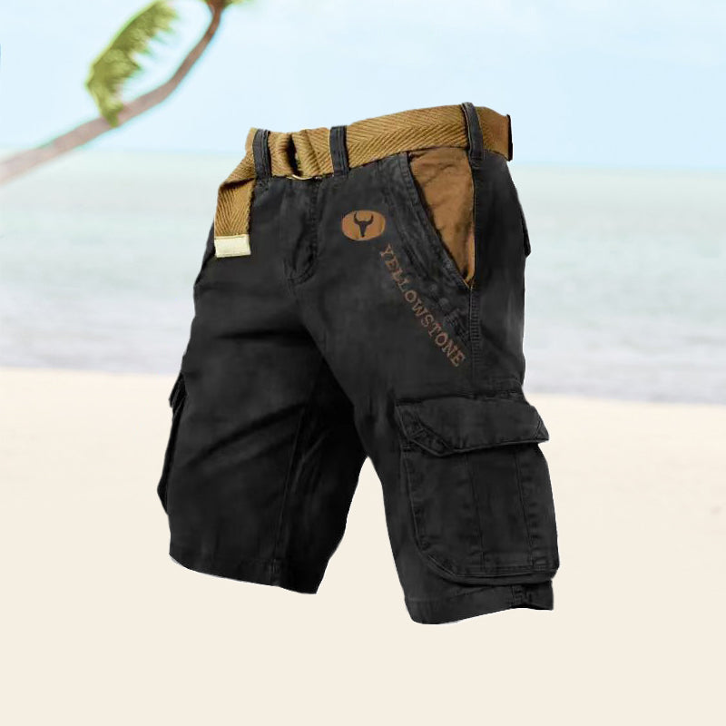 Vielseitige Cargo‑Shorts für Herren Iman (CH) – atmungsaktiv, 4‑Taschen & Outdoor‑Allrounder