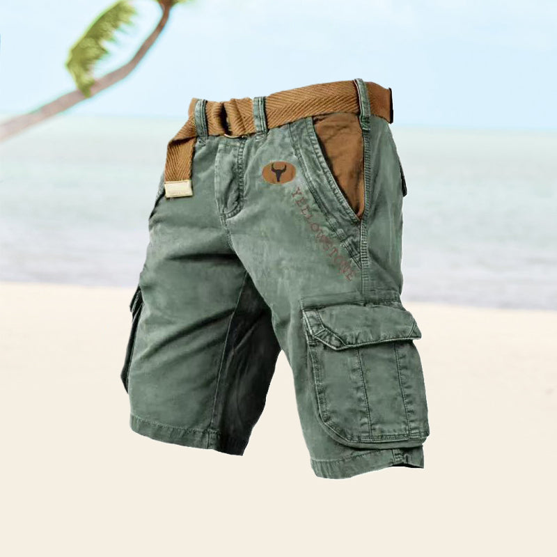 Vielseitige Cargo‑Shorts für Herren Iman (CH) – atmungsaktiv, 4‑Taschen & Outdoor‑Allrounder