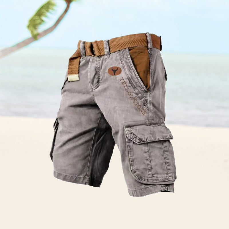 Vielseitige Cargo‑Shorts für Herren Iman (CH) – atmungsaktiv, 4‑Taschen & Outdoor‑Allrounder