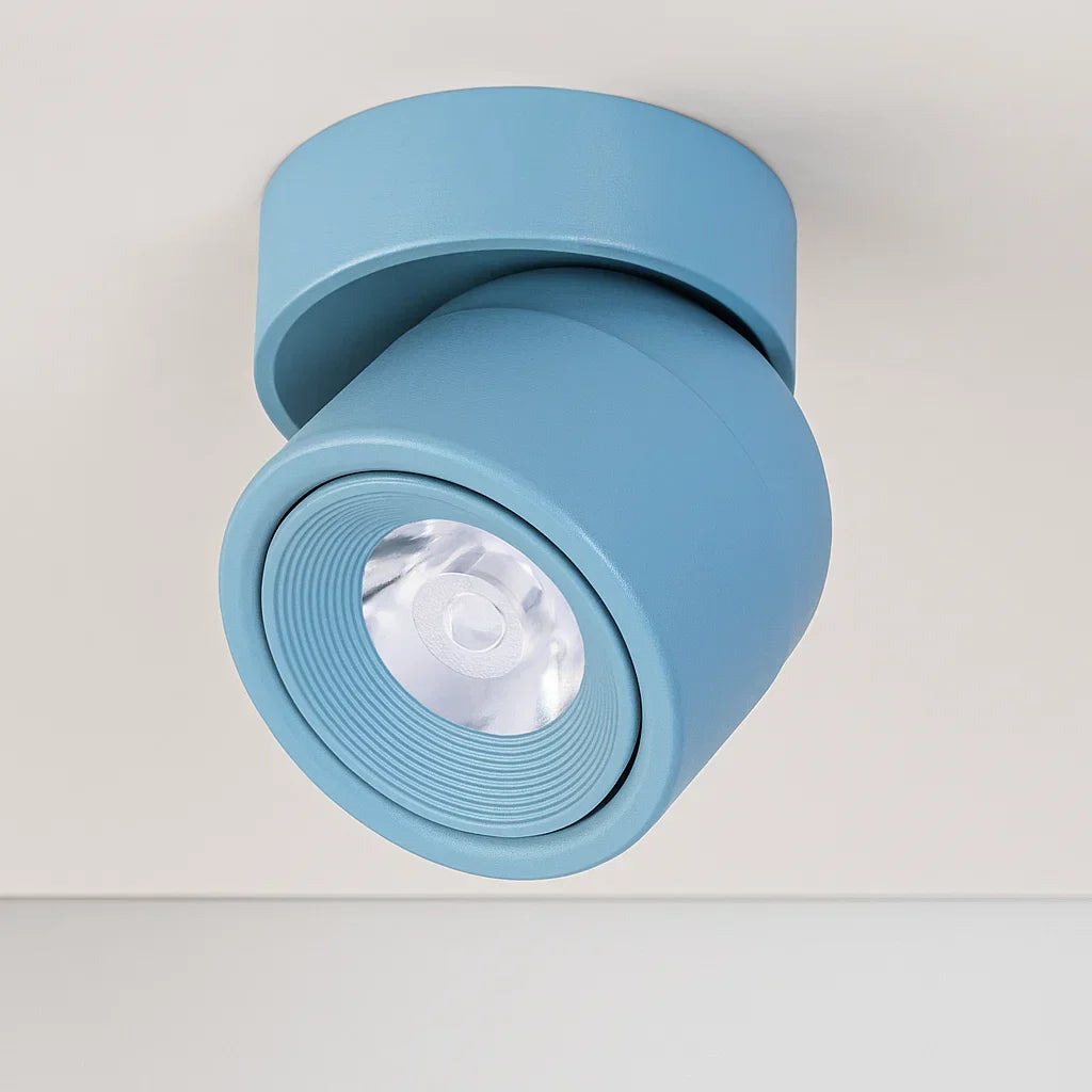 LED-takspotlight i aluminium, justerbar