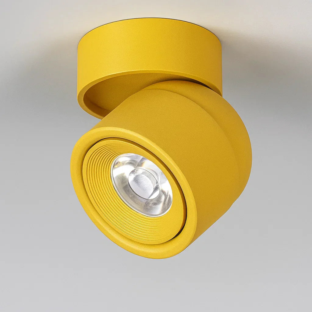 LED-takspotlight i aluminium, justerbar