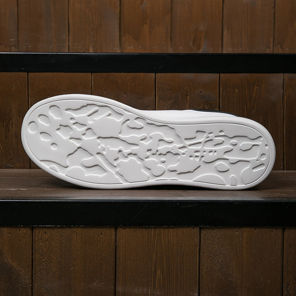 Weiße Clean-PU Leder-Sneakers für Frauen