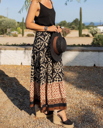Aldara | Eleganter Boho Frauen Sommerrock für Frauen