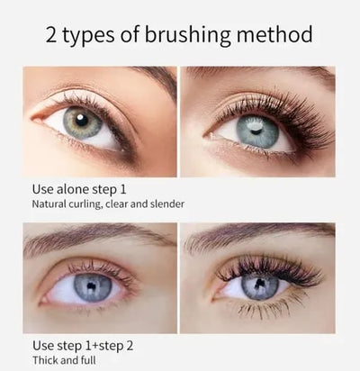 4D 2-in-1 Mascara – Volumen & Länge mit doppelter Borste