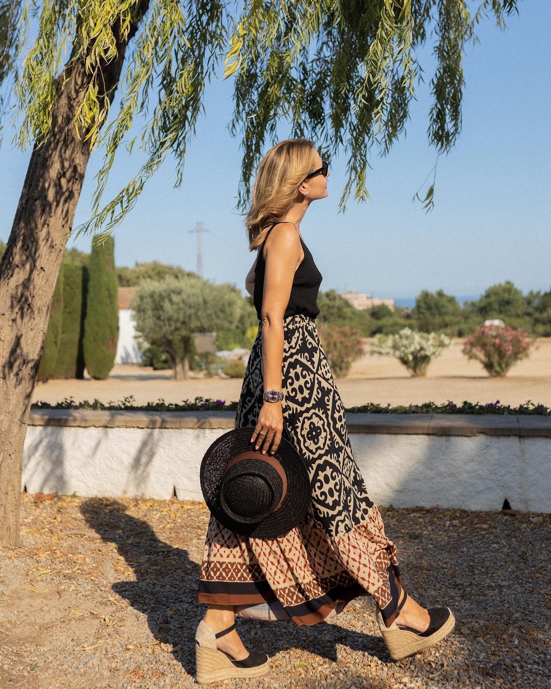 Aldara | Eleganter Boho Frauen Sommerrock für Frauen