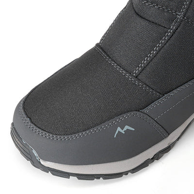 Damen-Winterstiefel mit seitlichem Reißverschluss – wasserdichte, rutschfeste, strapazierfähige Schneestiefel mit warmem Futter