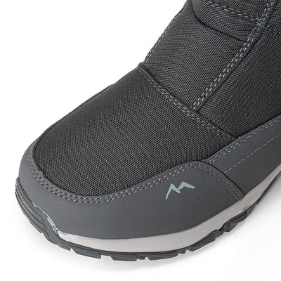 Damen-Winterstiefel mit seitlichem Reißverschluss – wasserdichte, rutschfeste, strapazierfähige Schneestiefel mit warmem Futter