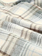 Karierte Jacke mit Reißverschluss