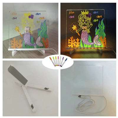 LED-Notizblock mit Farben