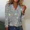 Priscilla - Glitzernder Pullover mit V-Ausschnitt