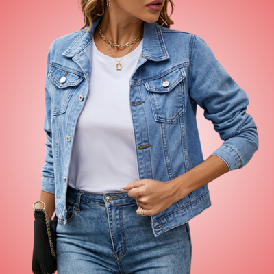 Isabela | Denim Jacket mit klassischem Kragen