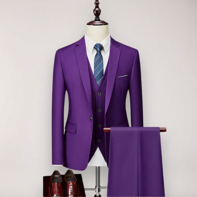 Dreiteiliger Herrenanzug - Blazer, Weste und Hose für formelle Anlässe im Maßanzug