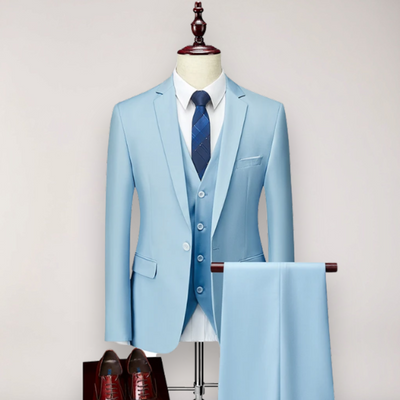 Dreiteiliger Herrenanzug - Blazer, Weste und Hose für formelle Anlässe im Maßanzug