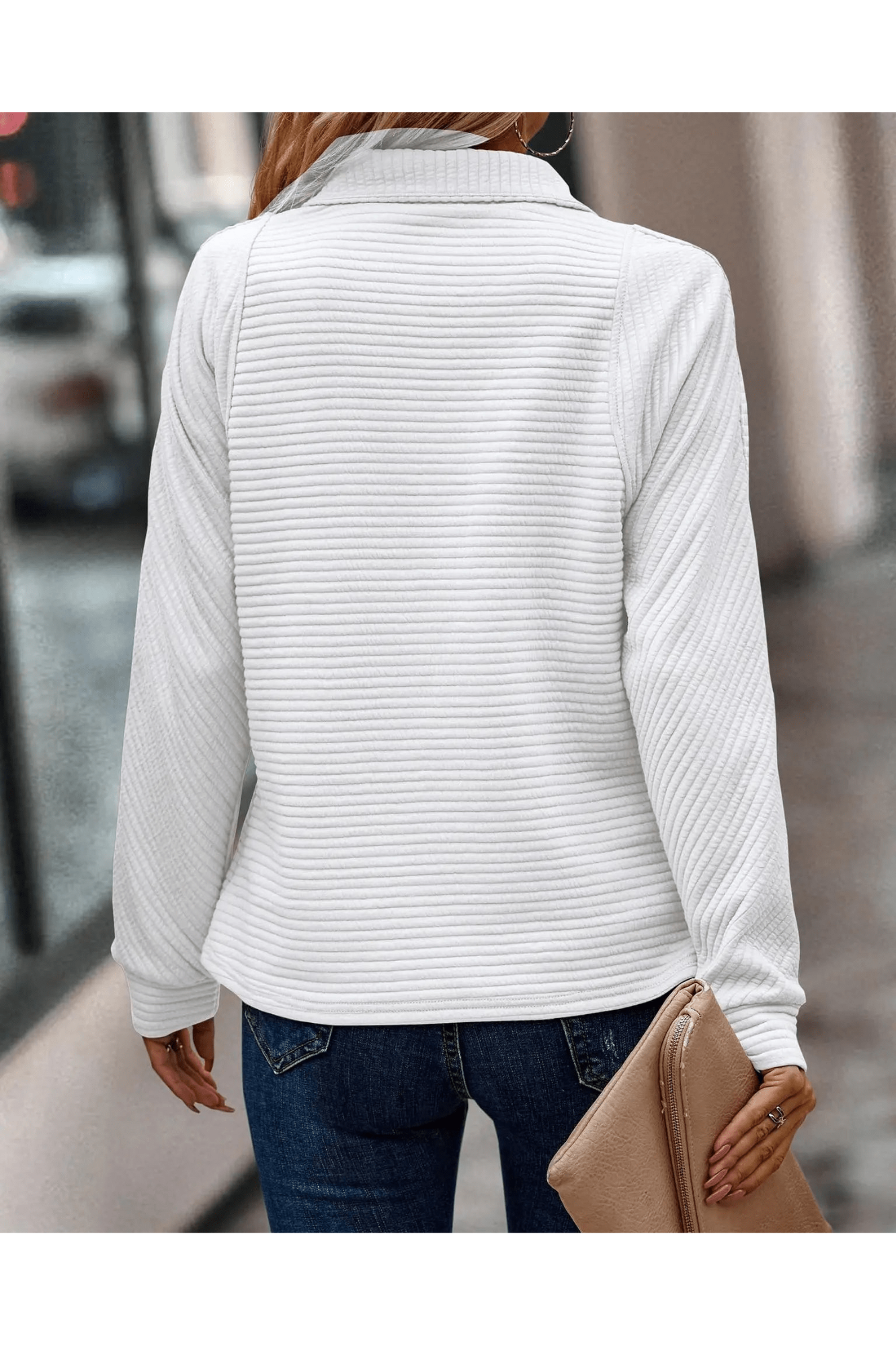 Nora | Damen Pullover mit V-Ausschnitt