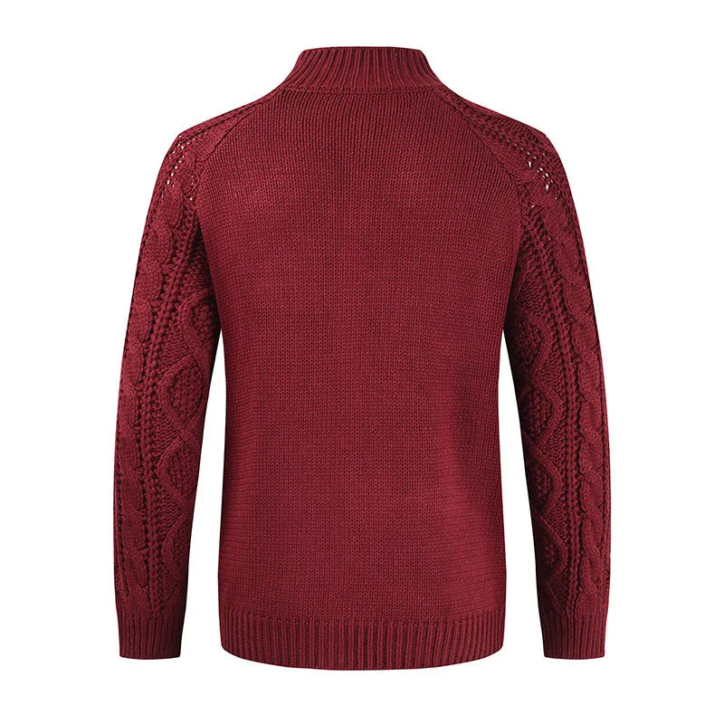Chunky-Strickjacke für Herren – warm und bequem