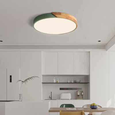Delos - Skandinavische LED-Deckenleuchte aus Holz