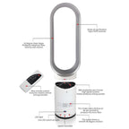 16-Zoll-Ventilator ohne Lamellen mit Fernbedienung