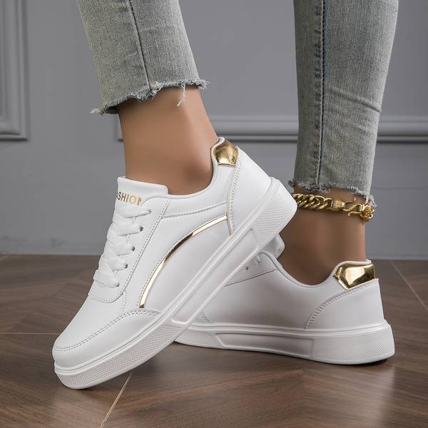 Glimmer - Damen Leder Turnschuhe