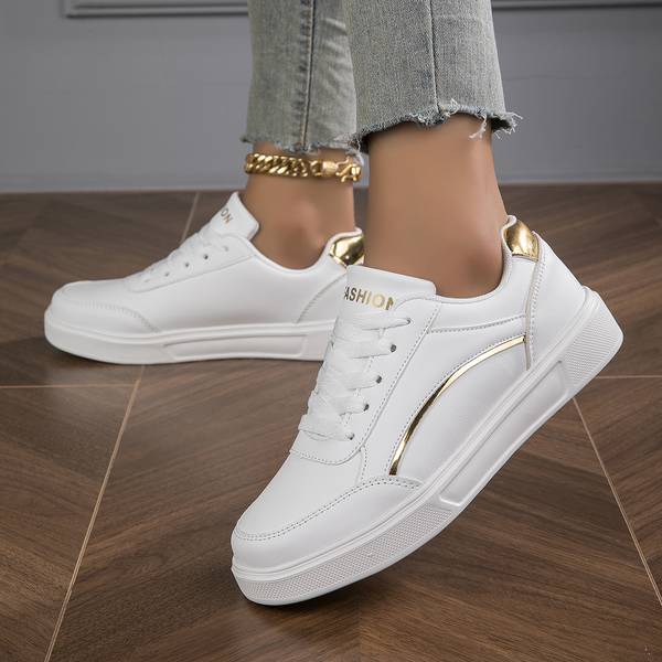 Glimmer - Damen Leder Turnschuhe