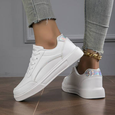 Glimmer - Damen Leder Turnschuhe