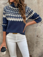 Klassischer Damen Rollkragenpullover