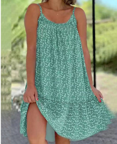 Brigitte - Bedrucktes Sommerkleid