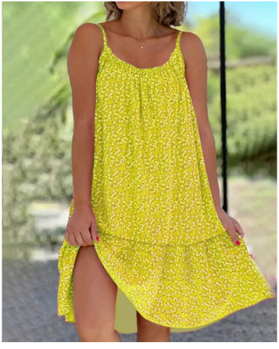 Brigitte - Bedrucktes Sommerkleid