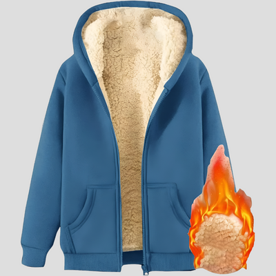 Warmer, mit Fleece gefütterter Winter-Hoodie für Männer