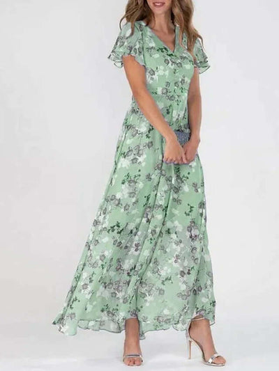 Buntes, elegantes Kleid für Frauen