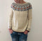 Maaike | Stilvoller Damenpullover mit geometrischem Muster | Warm und bequem