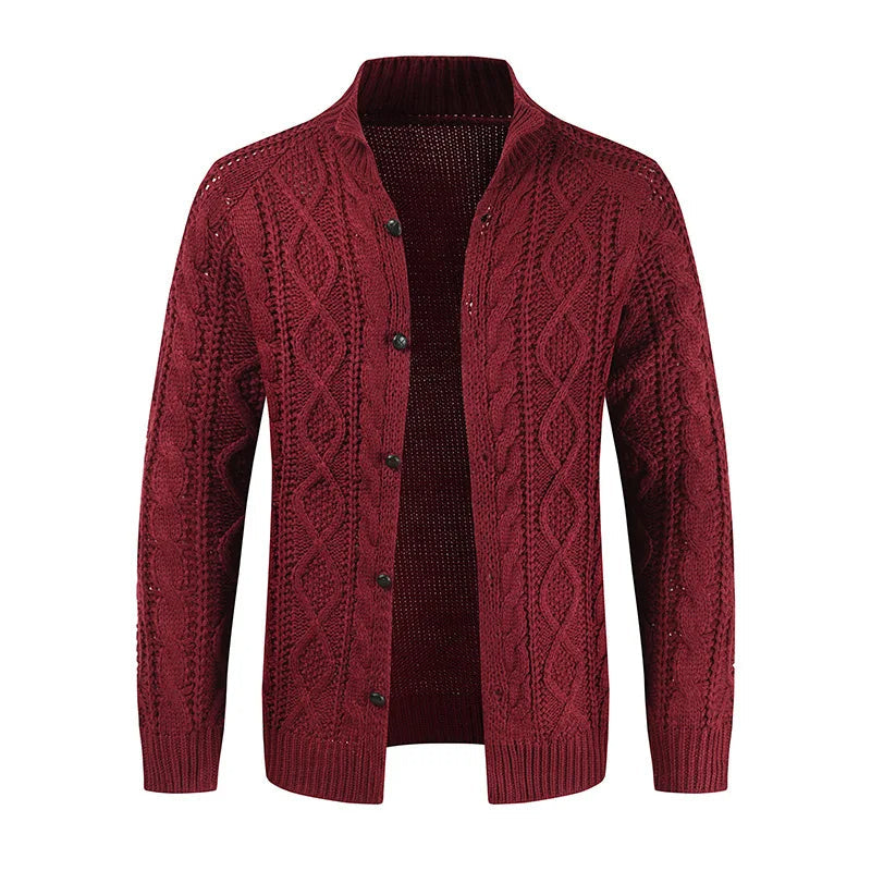 Chunky-Strickjacke für Herren – warm und bequem
