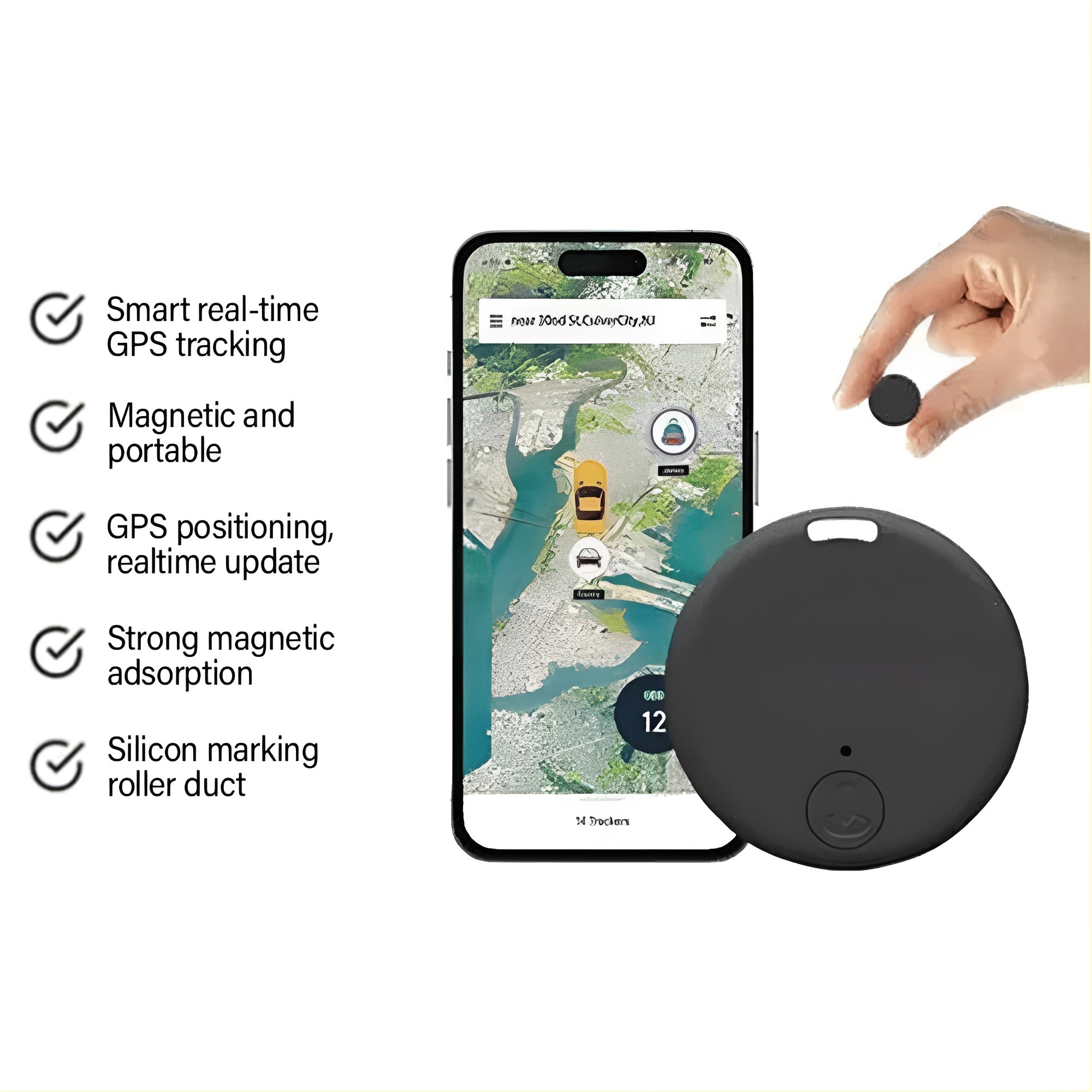 TrackMate Mini GPS Tracker für Schlüssel und Auto zur einfachen Ortung im Alltag