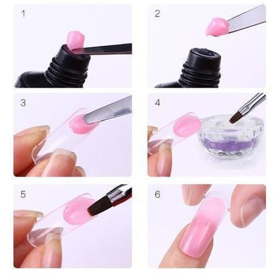 Polygel Nail Kit - Erstellen Sie professionelle Nägel zu Hause