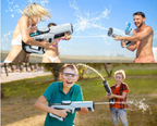 SplashBlaster - Elektrische Wasserpistole mit Batterie