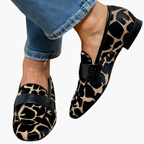 Modische Slipper mit Leopardenmuster für Damen