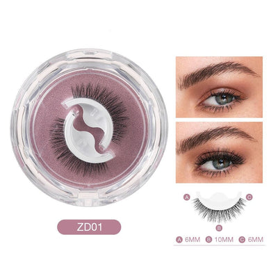 Wiederverwendbare selbstklebende Wimpern