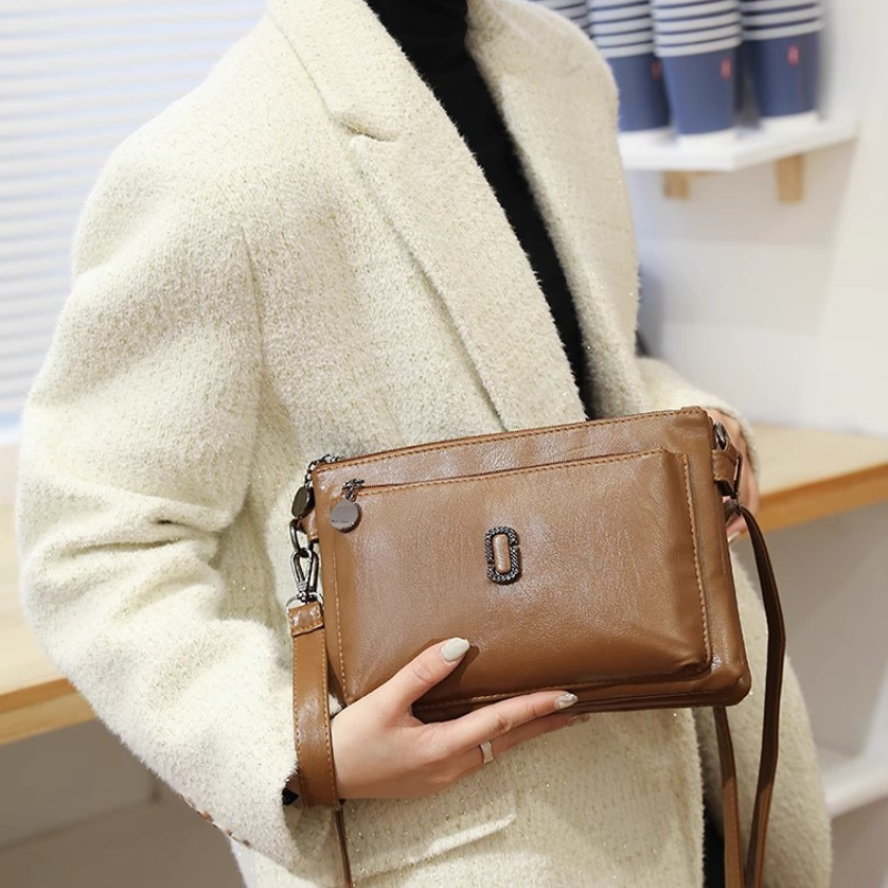 Fosh | Kleine Ledertasche für Damen | Hochwertige Lederverarbeitung