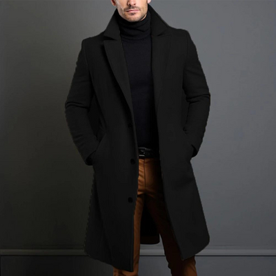 Wim | Stylischer langer Trenchcoat für den Herbst
